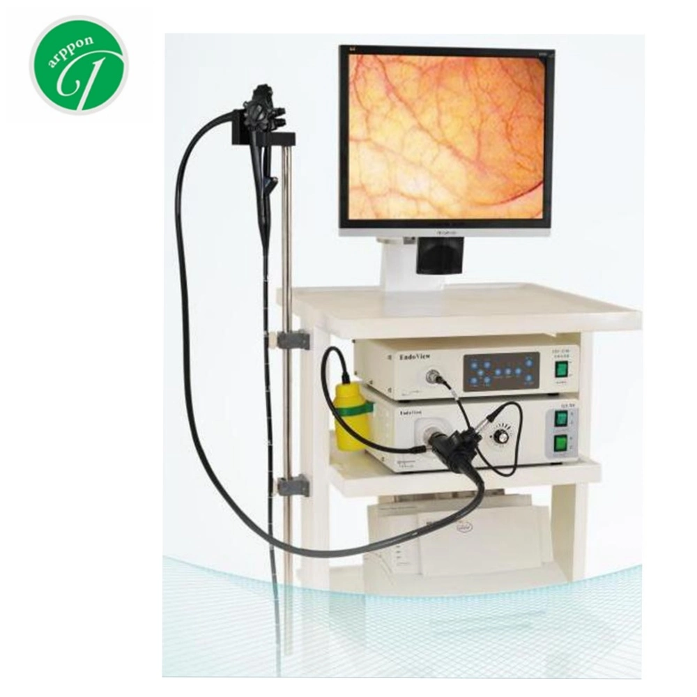 Medical Video Gastroscope y colonoscopio para cirugía endoscópica Set