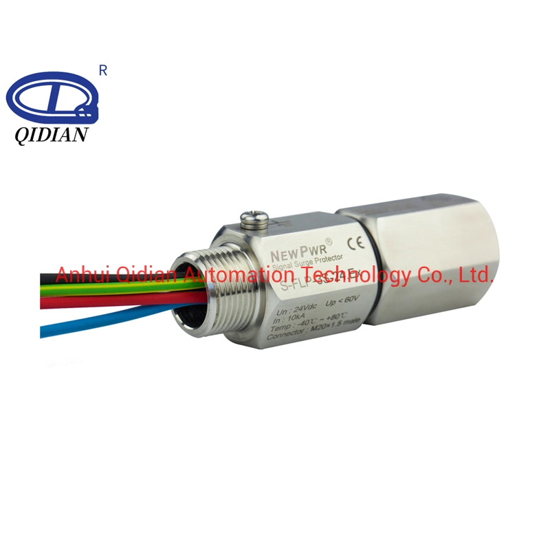 24V RS485 Dispositivo de proteção contra surtos de tensão do sinal do PLC para sistema de alimentação DC do sinal de proteção contra descargas atmosféricas do dispositivo de protecção 20ka sinal de corrente nominal do dispositivo de trava-quedas