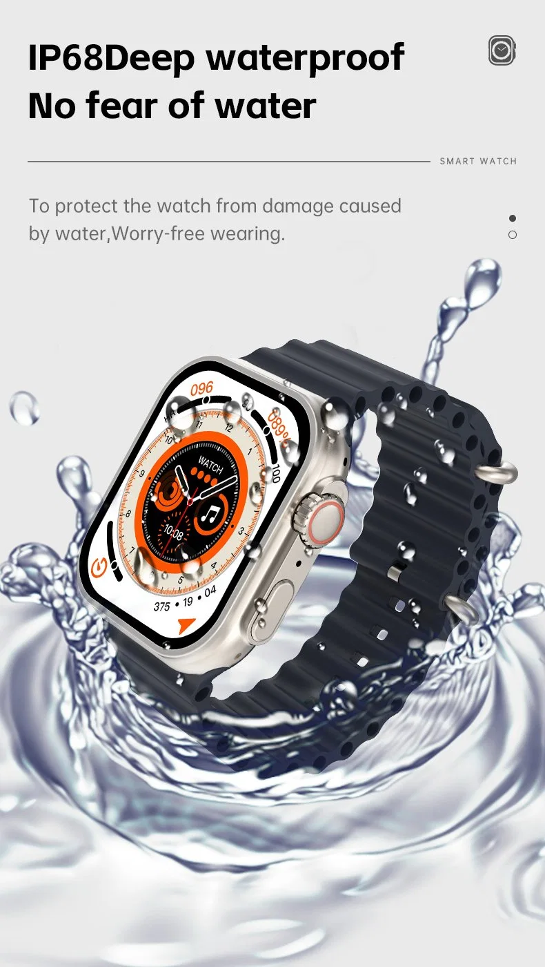 Wholesale/Supplier Ultra Smartwatch 2.0 Screen Full Touch Fitness Waterproof Call Bluetooth Music Series 8 Smart Watch Phone