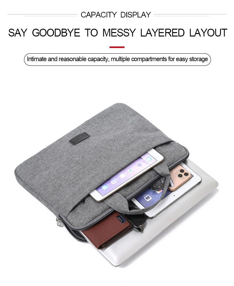 Wholesale/Supplier Nylon Computer Sleeve Tasche Unisex 14 15.6 Inch Laptop Bag