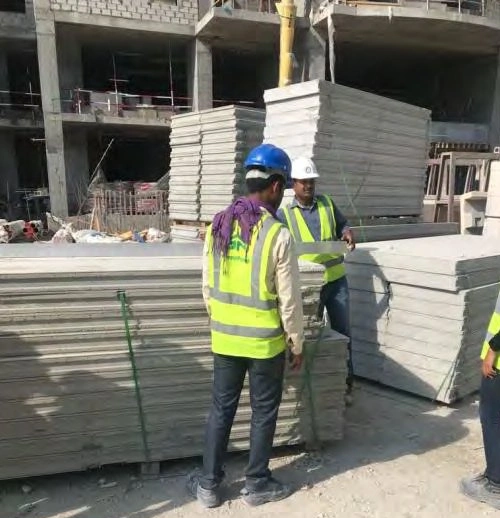 7X Fast Installation Lightweight and Energy Saving EPS Cement Sandwich for 2022 World Cups Hotel Project Building