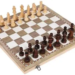 Jeux de société d'échecs en bois internationaux éducatifs Toy Classic pour adultes Et les enfants