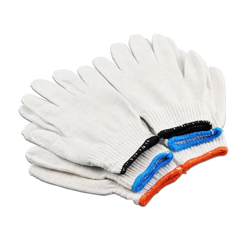 PVC Dotted White Cotton Gloves Work Safety Gloves Knitted Glove