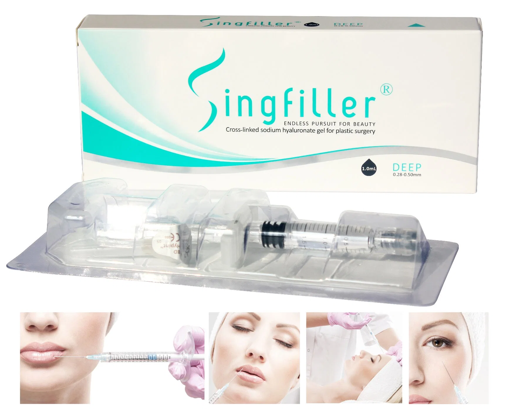 Singfiller Hayluronic Acid Injectable Dermal Filler for Lip Enhancement