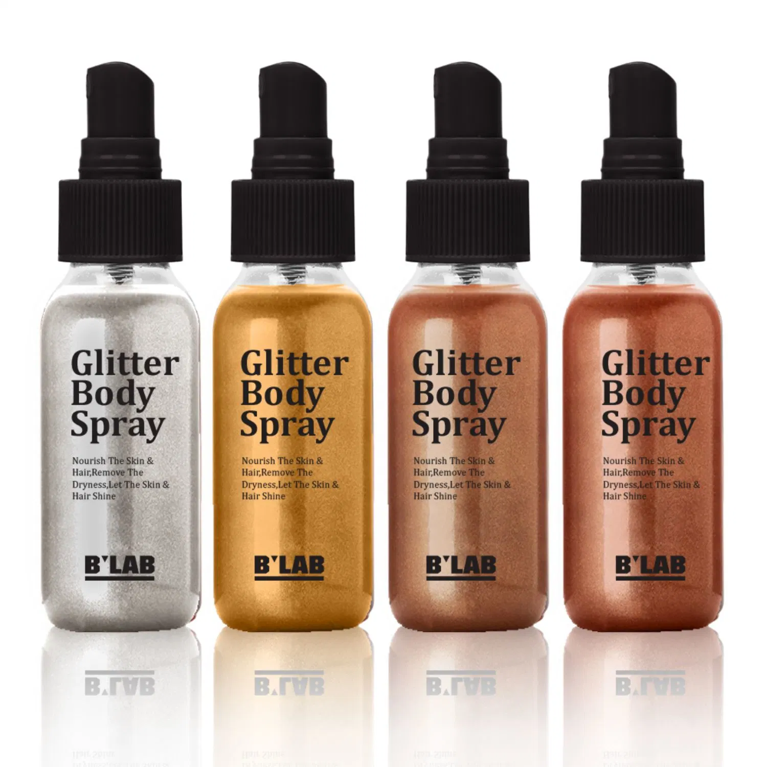 Private Label Glitter Festival Accessories Glitter Body Spray