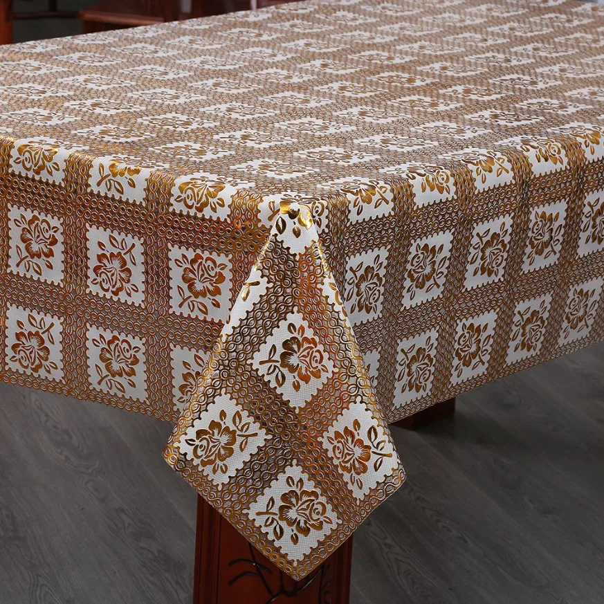 Embroidered Lace PVC Table Liner for Upscale Restaurants