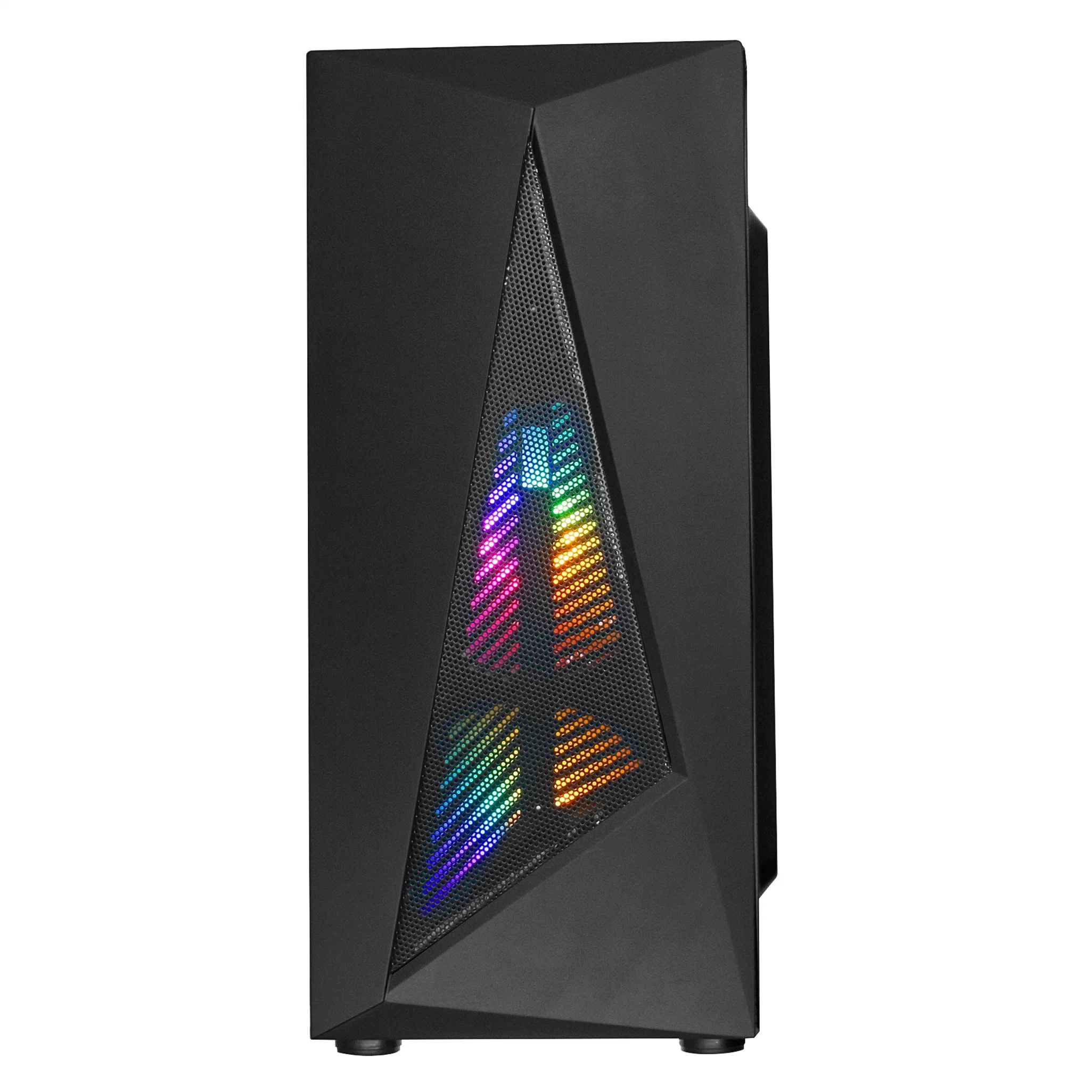 La moda Cool desktop de PC de torre ATX caso juegos de ordenador con bonitos LED