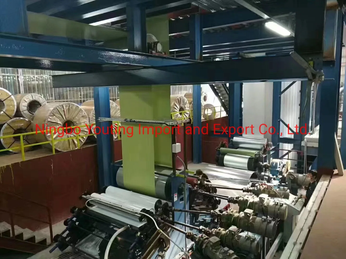 China buena calidad de metales Acero CNC Coil Coating Color de la línea que hace la máquina de lavado automático y pintura maquinaria Metal