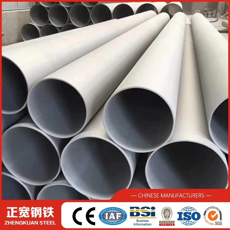 ASTM AISI En JIS ISO SGS 301 304 316L Customized Drawing Sandblasting Titanium Plating Etching Anti Fingerprint Seamless Pipe Stainless Steel Pipe