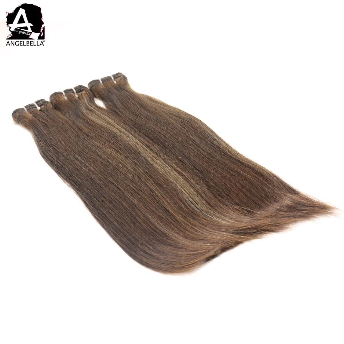 Angelbella Brazilian New Design Hair Weaving Highlight 4# 27# Remy Human Bulk Hair