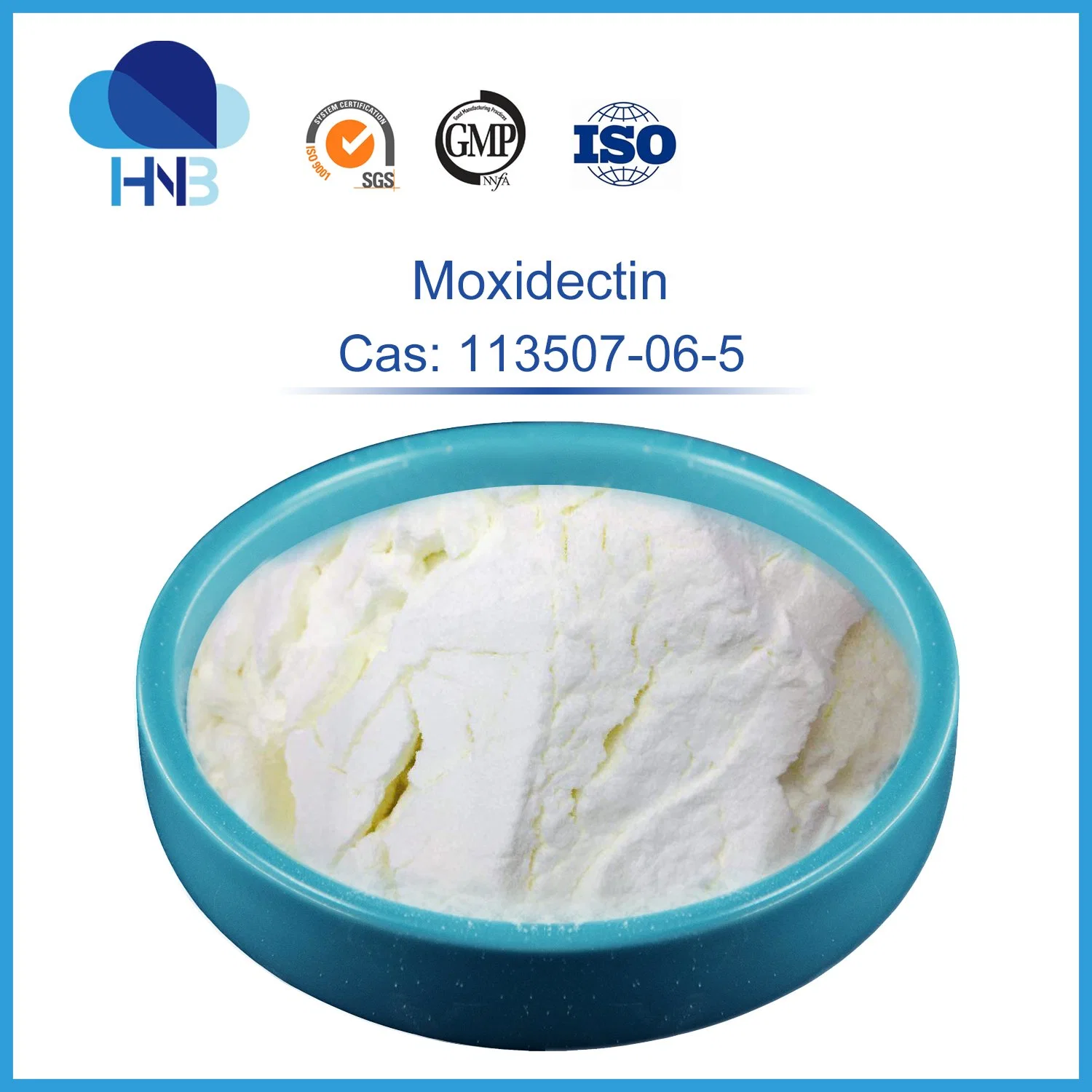 Antiparasitic 113507-06-5 ветеринарной медицины Raw порошок USP/Ep/BP 99% Proheart Moxidextin Moxidectin