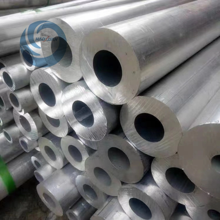 China Haoxuan 6061 7075 Aluminum/ Aluminium Seamless Pipe Tube 6000 Series Small Industrial Sizes Alloy Price Oval Round Square Tubing Metal Tube Aluminum Pipe