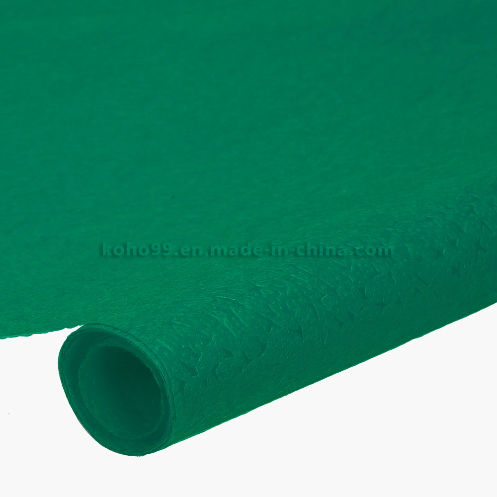 Grass Green Newest Star Embossed Non Woven Fabric