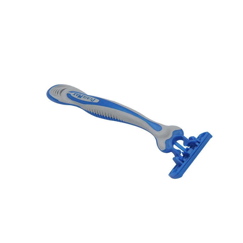 New Plastic Handle Disposable Razor for Triple Blades