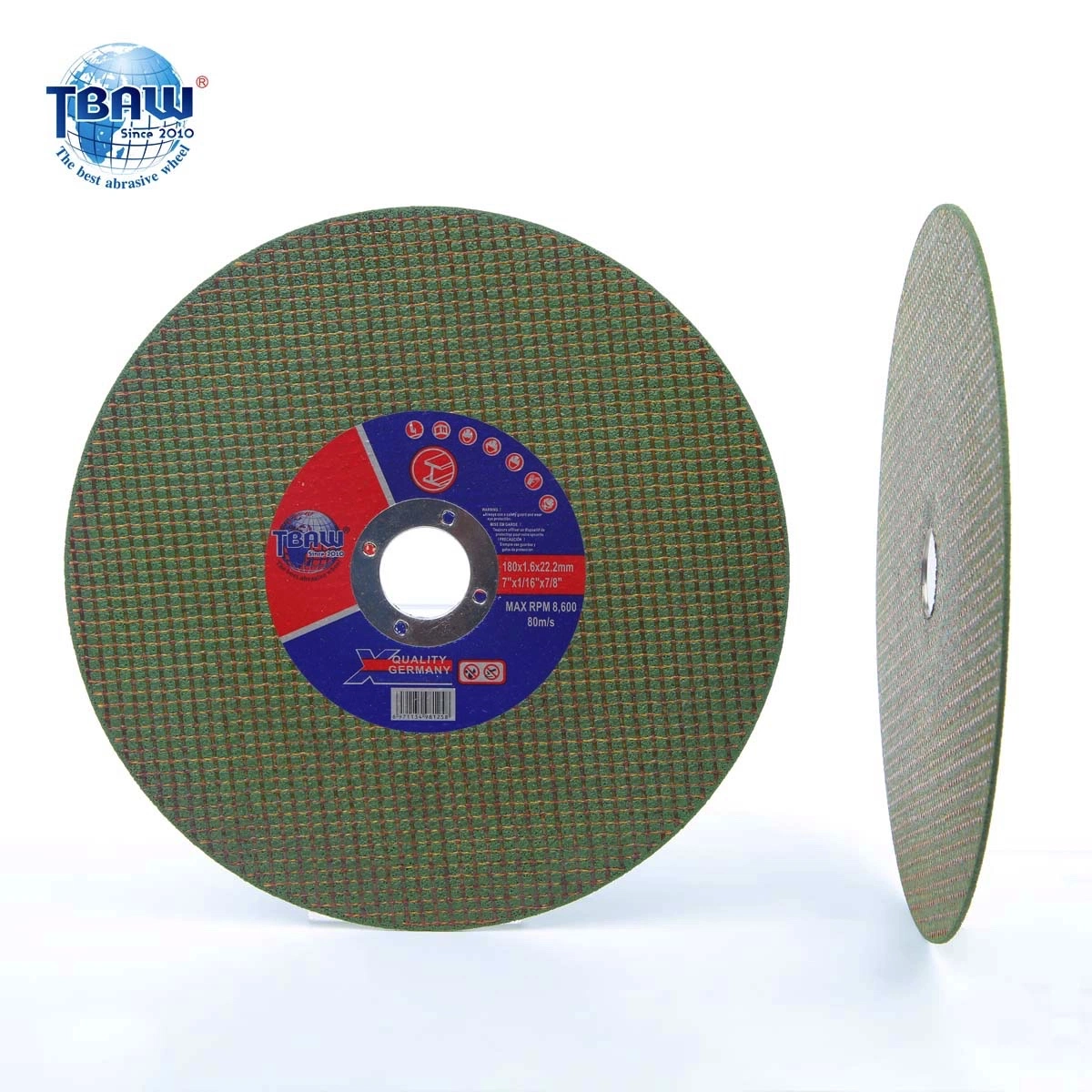 Original Factory 7' 180 mm High Speed Cutting Disc, Cutting Wheel, Cut off Wheel, Grinding Wheel New Type 7 Inch Thin Metal Cutting Discs 180 mm