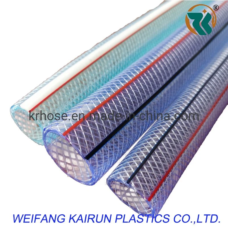 Flexible / Transparent PVC Clear Water Hose/PVC Fiber Braided Reinforced Water Hose Tube