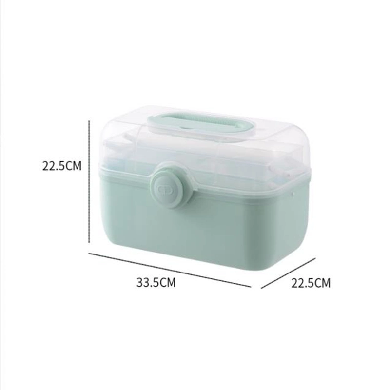 Large Capacity Plastic Storage Box Household Multi-Layer Portable Medical Box