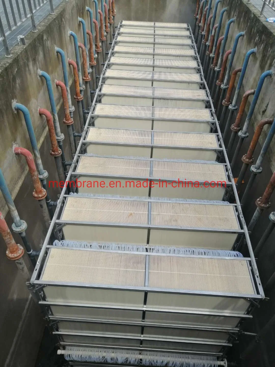 Immersed MBR Membrane for Waste Water Treatment/Industry ETP/Domestic Sewage/Landfill Leachate Treatment/PVDF MBR Membrane/Cross Refer: Kubota and Toray