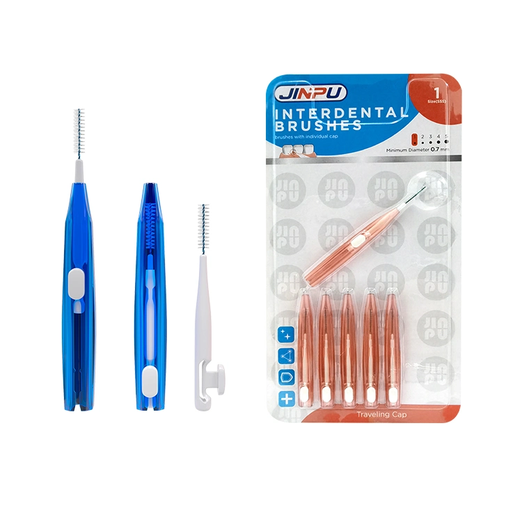 I- de 0,7 mm de alta calidad en forma de cepillo interdental