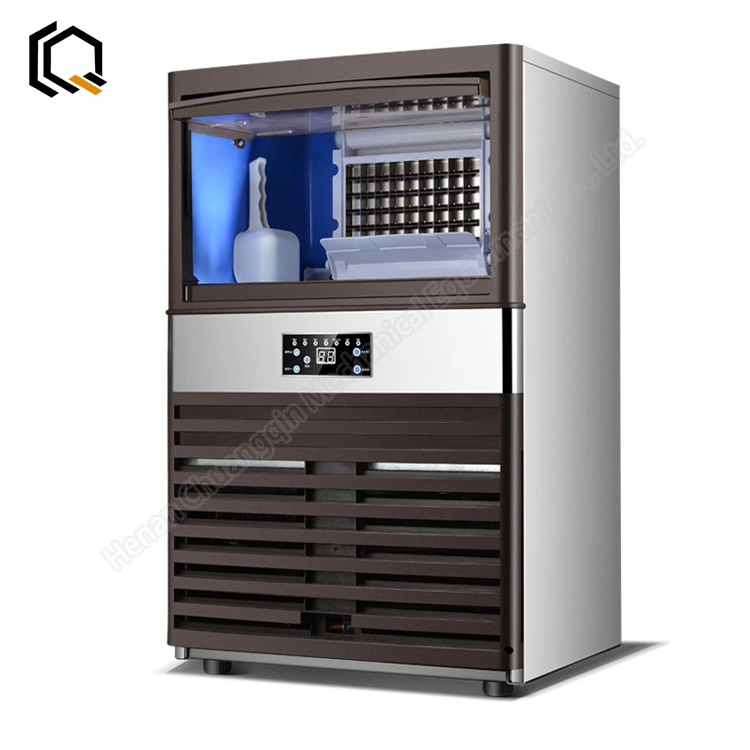 100kg 200kg 500kgs Hotel Use Cube Ice Machine for Food Service Big Capacity Outdoor Commercial Industrial Flake/Tube/Block Bullet Electric Ice Cube Maker