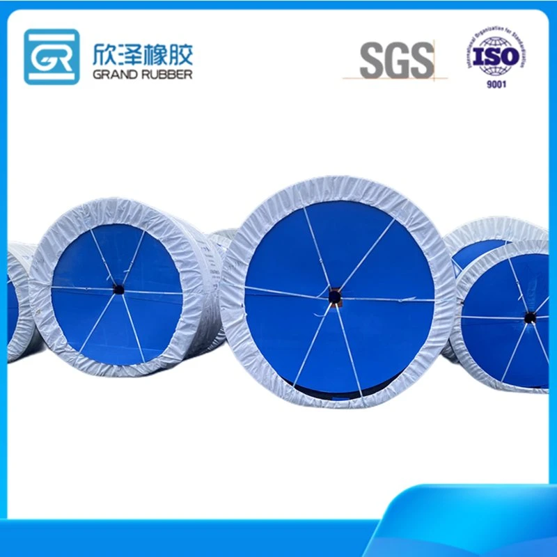 Superior Abrasion Resistant Steel Cord Rubber Conveyor Belt with High Elasticity for Airports, Shipyards, Thermal Power Plants and Other Industries