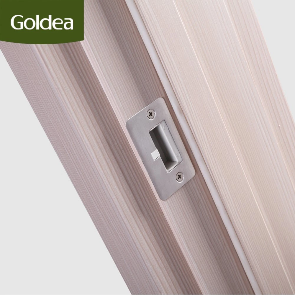 Fire Rated Swing Wooden Interior MDF Solid Wood PVC Bathroom Door Design