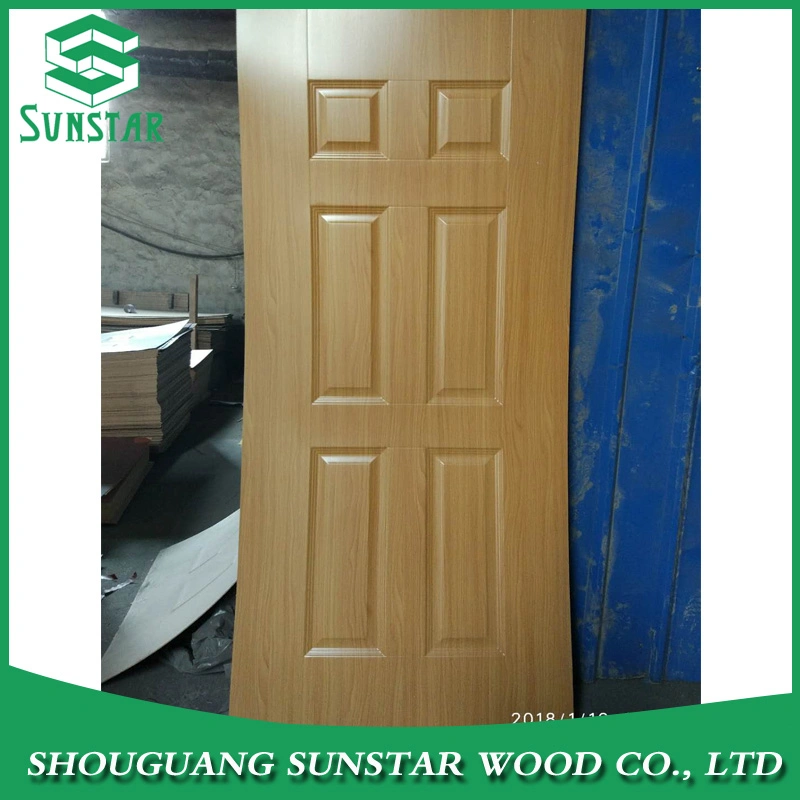 3mm Thick Melamine Moulded Laminated Door Skin