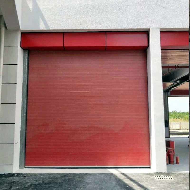 Horizontal Fireproof Roller Shutter Aluminum Window Sectional Metal Door