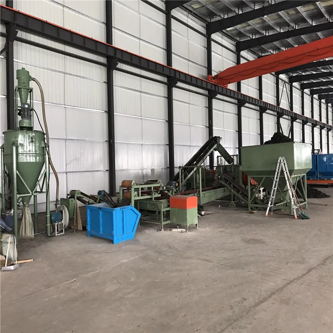 Overseas Third-Party Support Available Tire Recycling Line/Used Tire Shredder Machine