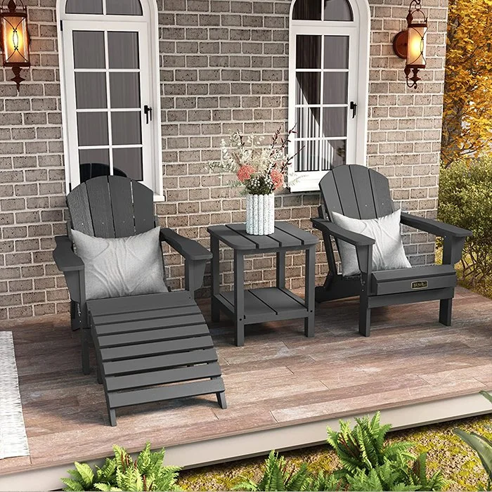 New-Style Holz Adirondack Stuhl aus Casual Deck Pool Backyard