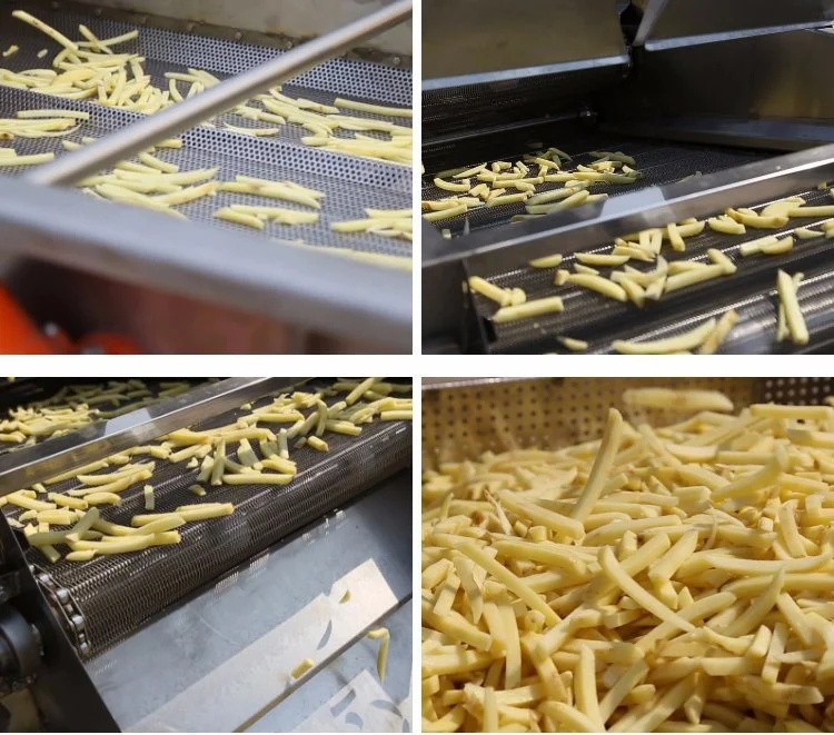 Fully Automatic Frozen Food French Fries Machine Production Line