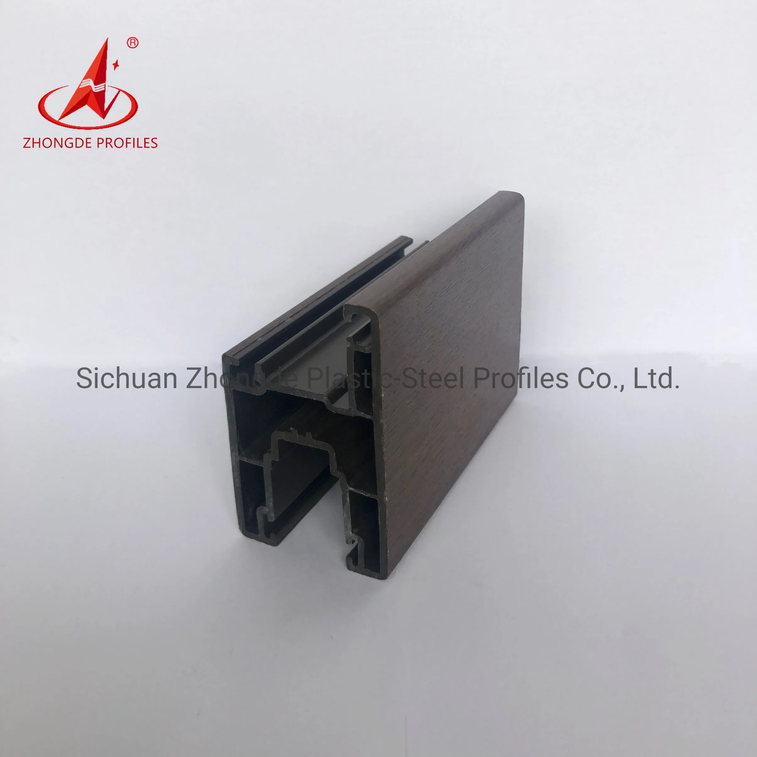 High Performance Sounds Air Weather Insulation 1.8-2.8mm Thickness Zhongde PVC UPVC Casement Sliding White/Color Profiles for Windows Door Profiles.