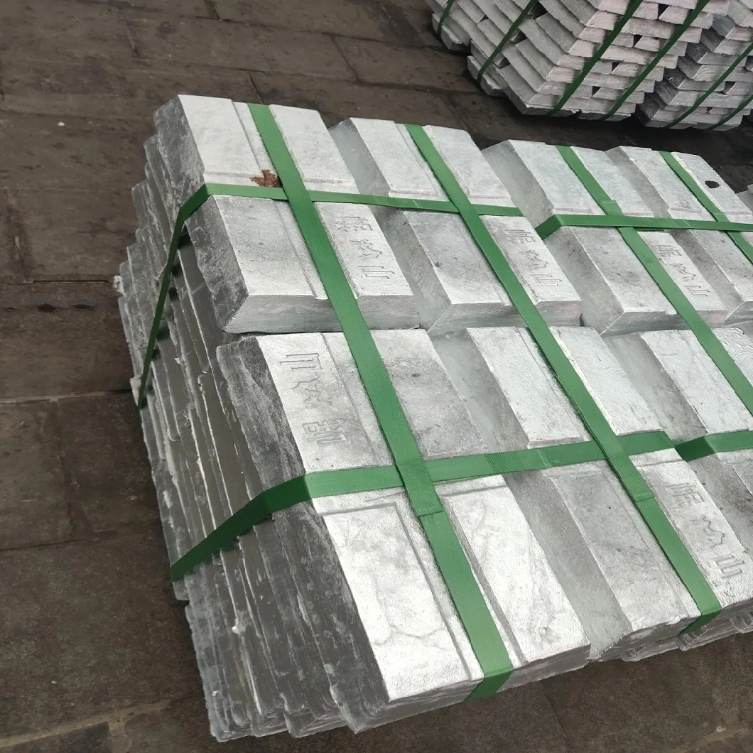 Zinc de alta pureza Ingot/Metal no ferroso Ingot Zinc 99,995