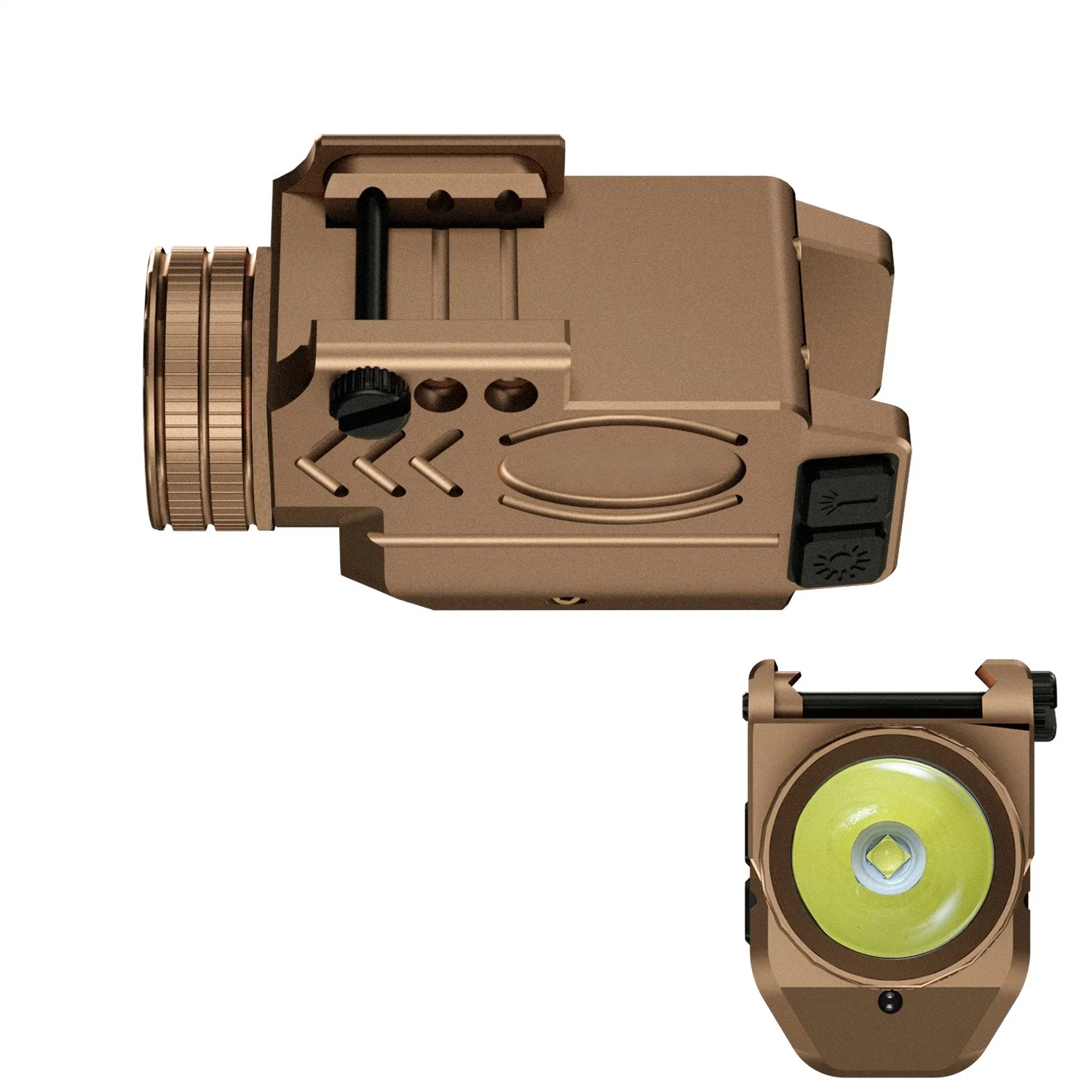 Tactical Red Laser DOT Sight Tactical LED Flashlight with Rail Mount Laser Sight Combo for Gun