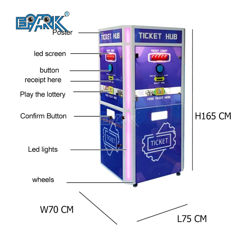 Super Convenient Tickets Multifuncion Amusement Machine Electricity Saving Equipment for Game Machine