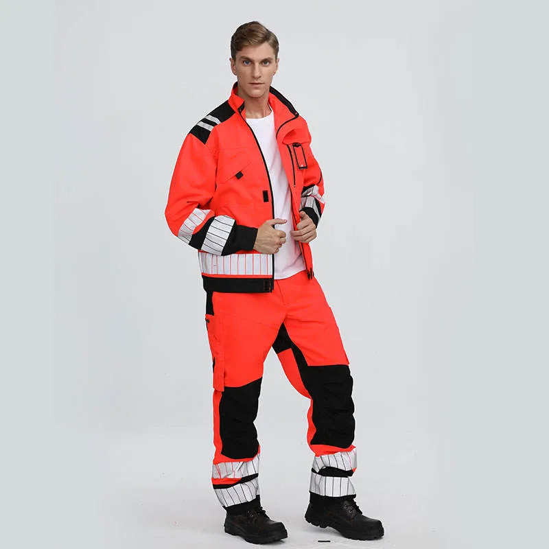 Safety Welding Suits Oil and Gas Mechanic Workwear Flame Retardant Clothing