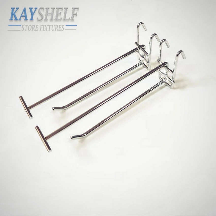 Supermarket Store Shelving Hanging Accessories Metal Steel Wire Display Hooks