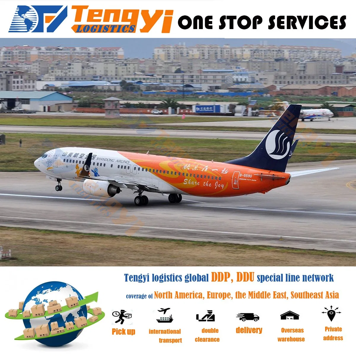 One Stop Freight Service From Hong Kong /Shenzhen /Guangzhou DDP Air Cargo to Us