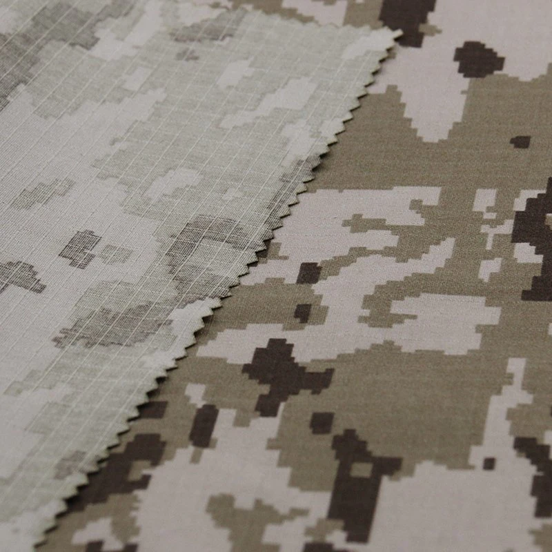 De poliéster/Tecidos de algodão à prova de lona tenda a função de tecido Camouflage Tecido Estilo para Produtos de Ar Livre