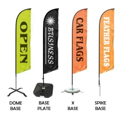 Wholesale/Supplier Advertising Teardrop Feather Flag Pole Display