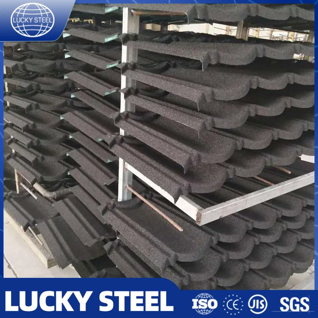 Steel Truss Roof 50 Years Roof Panels Wall Panels Guarantee 7 Wave Bond Classic Type Stone Coated Roofing Sheet