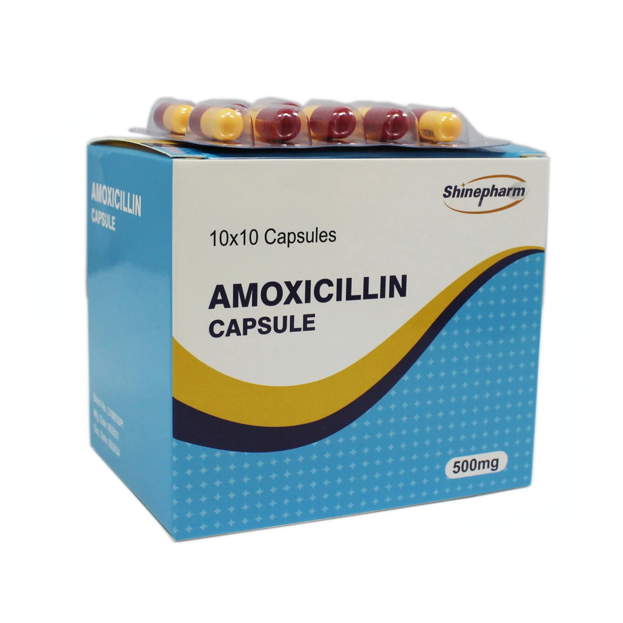 Antibiotika Fertigmedizin Pharmazeutische Versorgung Amoxicillin/Almodan/Amoxil Kapseln 500mg Shinepharm