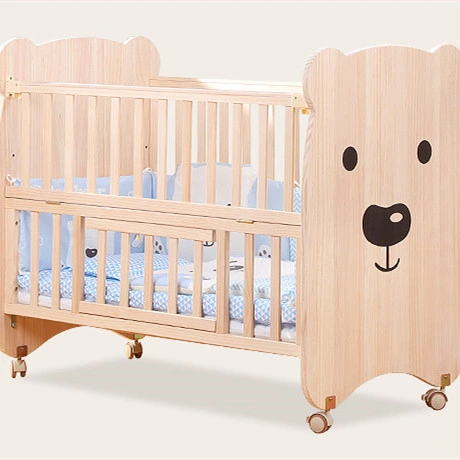 Home Specific Use and Wall Side Crib Style Baby Furniture Bed with Protection Bumper