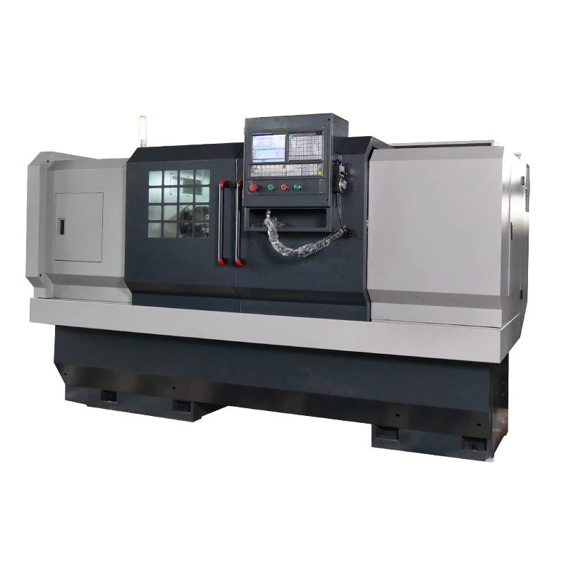 Máquina de bancada torno mecânico CNC horizontal WMTCNC 1000 mm CK6150 de alta precisão