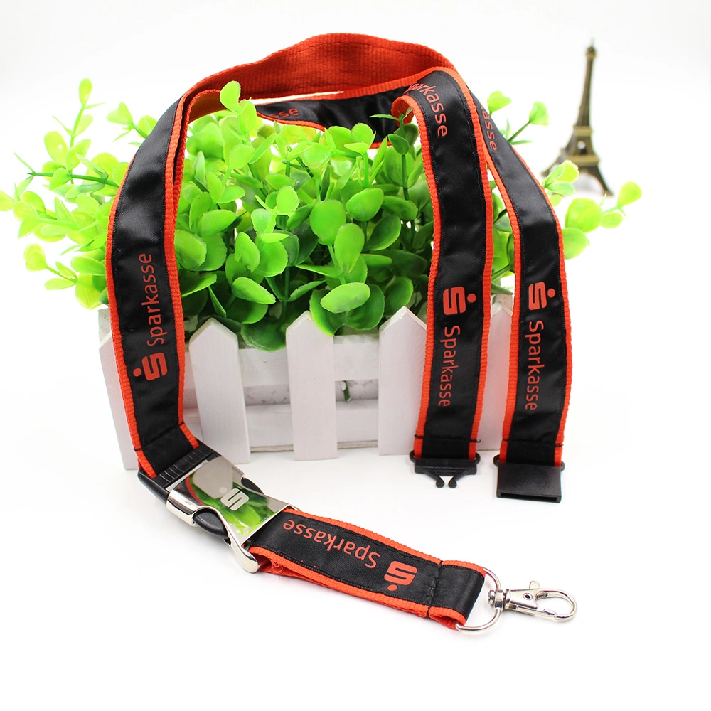 Cheap Customized Polyester Lanyard Strap with Polyester Lanyard Custom