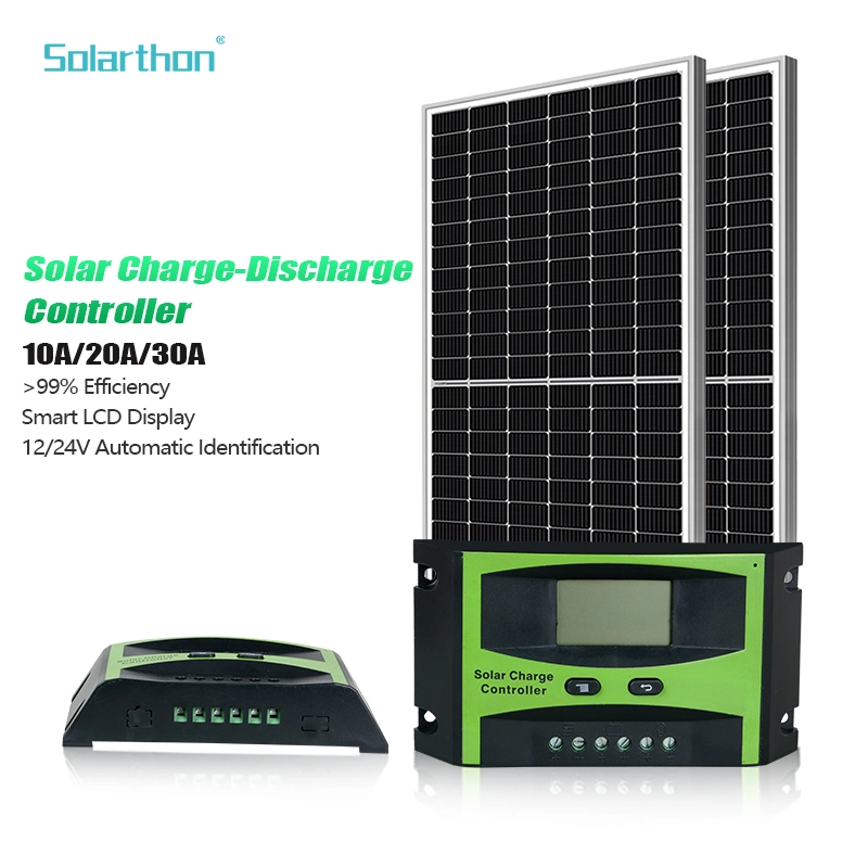 Solarthon 12V / 24V 48V Collector Water Heater Solar Charge-Discharge Controller