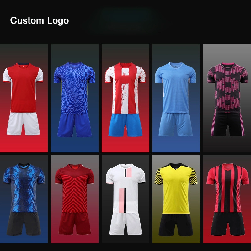 Wholesale/Supplier Custom Football Short Sleeve Shorts Set Sweatshirt Soccer Jerseys Adult Children Quick-Drying T-Shirt Sport Wear