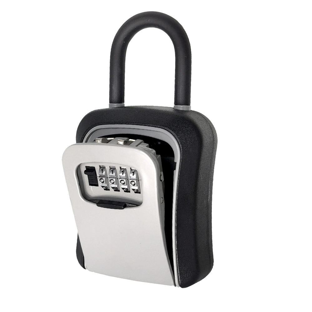 Wall Mounted and Portable Hardened U Shackle Key Safe Code Lock Box