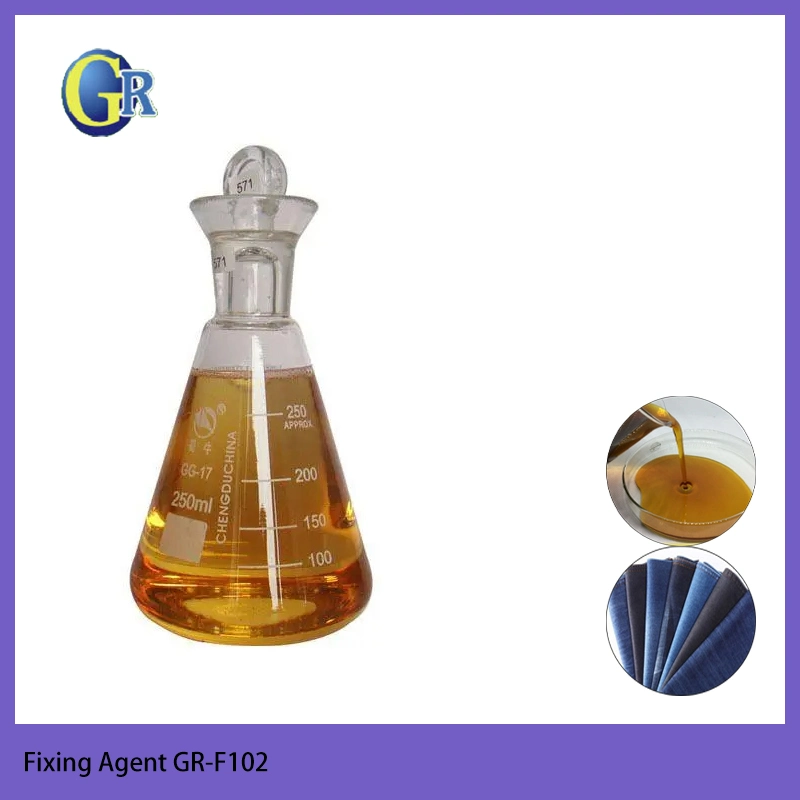 Excellent Fixing Effect on Cotton Fabrics Fixing Agent Textile Auxiliaries China Supplier Gr-F102