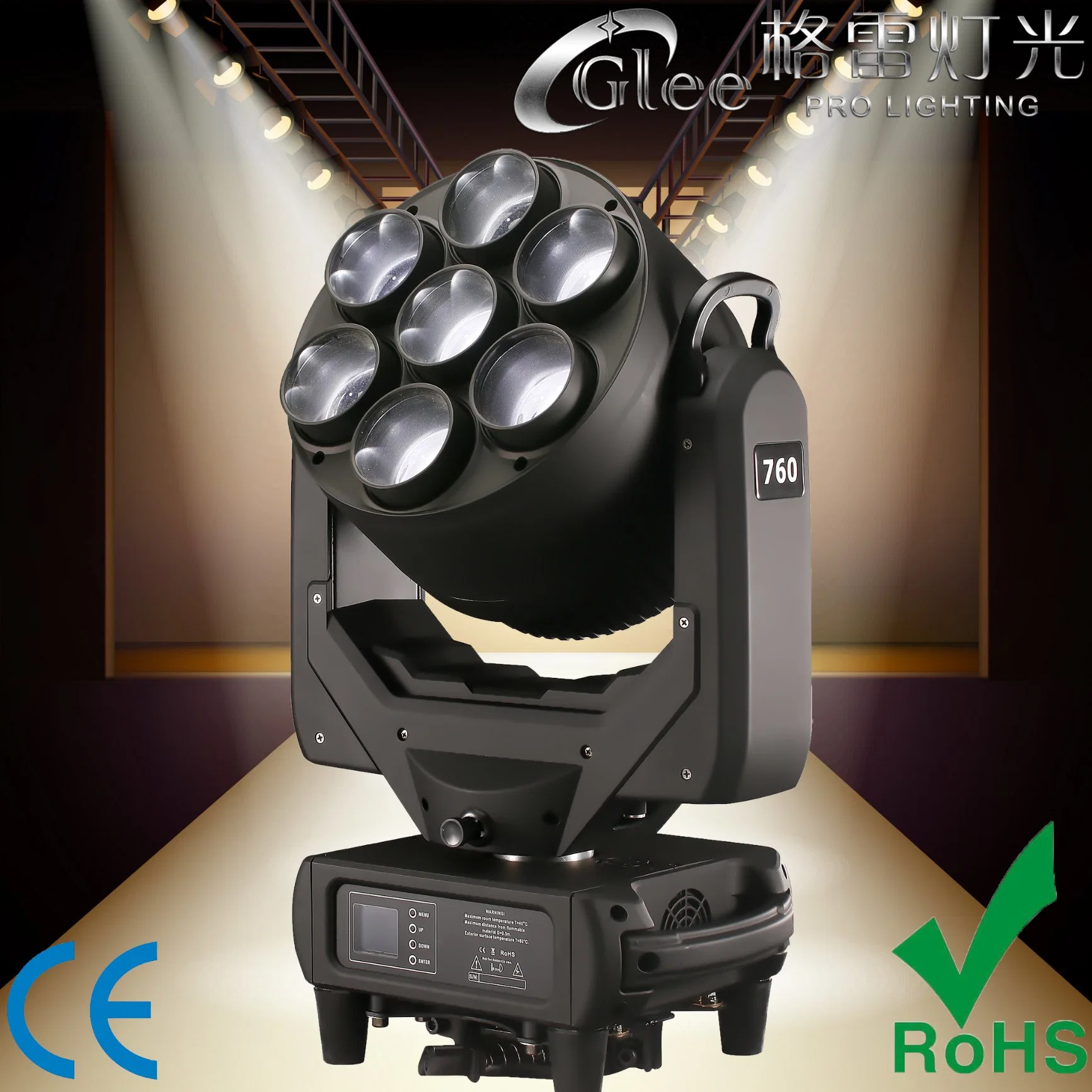 Mac Aura 7X60W RGBW 4in1 LED Zoom Wash Moving Head